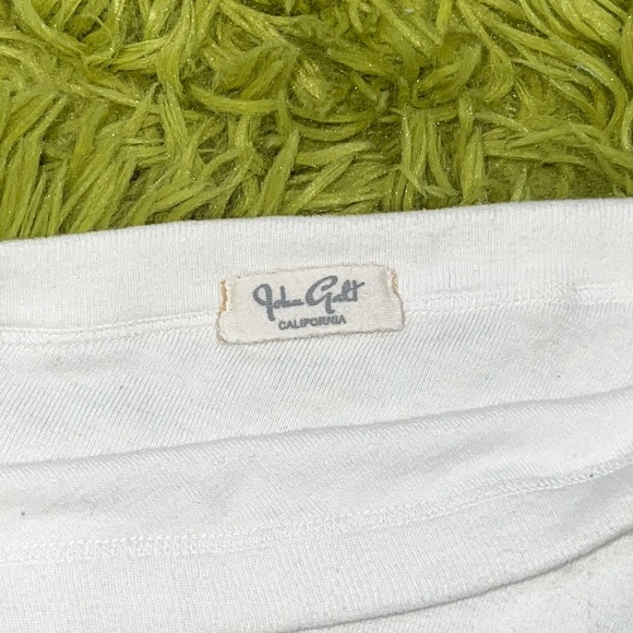 Brandy Melville white one shoulder crop top - Picture 2 of 3